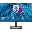 27" Monitor PHILIPS 275E2FAE, IPS 2560x1440 WQHD, Negru