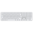 Tastatură Apple Magic Keyboard with Touch ID and Numeric Keypad A3119 USB-C, Fără fir, Alb