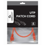 Patch cord Cablexpert PP6U-0.5M/R, Cat6 UTP, 0,5m, Roșu, 2 image