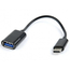 Adaptor Cablexpert A-OTG-CMAF2-01, USB Type-A (F)/USB Type-C, 0,2m, Negru, 2 image