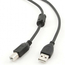 Cablu de comunicație Cablexpert CCF-USB2-AMBM-10, USB Type-A/USB Type-B, 3m, Negru, 3 image
