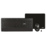 Set Tastatură + Mouse + Mouse Pad SVEN KB-C3800W, Fără fir, Negru