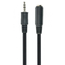 Cablu audio Cablexpert CCA-423, 3.5mm 3-pin (F) - 3.5mm 3-pin (M), 1,5m, Negru, 4 image