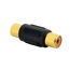 Audio Adaptor Cablexpert A-RCAFF-01, RCA (F) - RCA (F), Negru