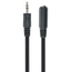 Cablu audio Cablexpert CCA-423, 3.5mm 3-pin (F) - 3.5mm 3-pin (M), 1,5m, Negru