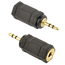 Audio Adaptor Cablexpert A-3.5F-2.5M, 3.5mm 3-pin (F) - 2.5mm 3-pin (M), Negru