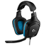 Căști gaming Logitech G432, Cu fir, Negru/Albastru