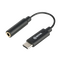 Audio Adaptor Boya BY-K4, USB Type-C - 3.5 mm, 0,06m, Negru