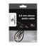 Audio Adaptor Cablexpert CCAP-444-0.75M, 3.5mm 3-pin (M) - 3.5mm 3-pin (M), 0,75m, Negru, 2 image