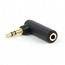 Audio Adaptor Cablexpert A-3.5M-3.5FL, 3.5mm 3-pin (F) - 3.5mm 3-pin (M), Negru, 2 image