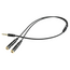 Audio Adaptor Cablexpert CCA-417M, 3.5mm 4-pin (M) - 2x 3.5mm 3-pin (F), 0,2m, Negru, 2 image