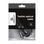 Cablu audio Cablexpert CC-OPT-2M, Toslink - Toslink, 2m, Negru, 3 image