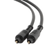Cablu audio Cablexpert CC-OPT-2M, Toslink - Toslink, 2m, Negru