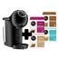 Cafetiera cu capsule Krups Genio S Plus + Capsule Nescafe Dolce Gusto, 1500W, Negru