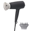 Uscător de păr Philips BHD302/30, 1600 W, Negru