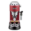 Cafetiera manuala DeLonghi Dedica Pump Espresso, 1300W, Roșu